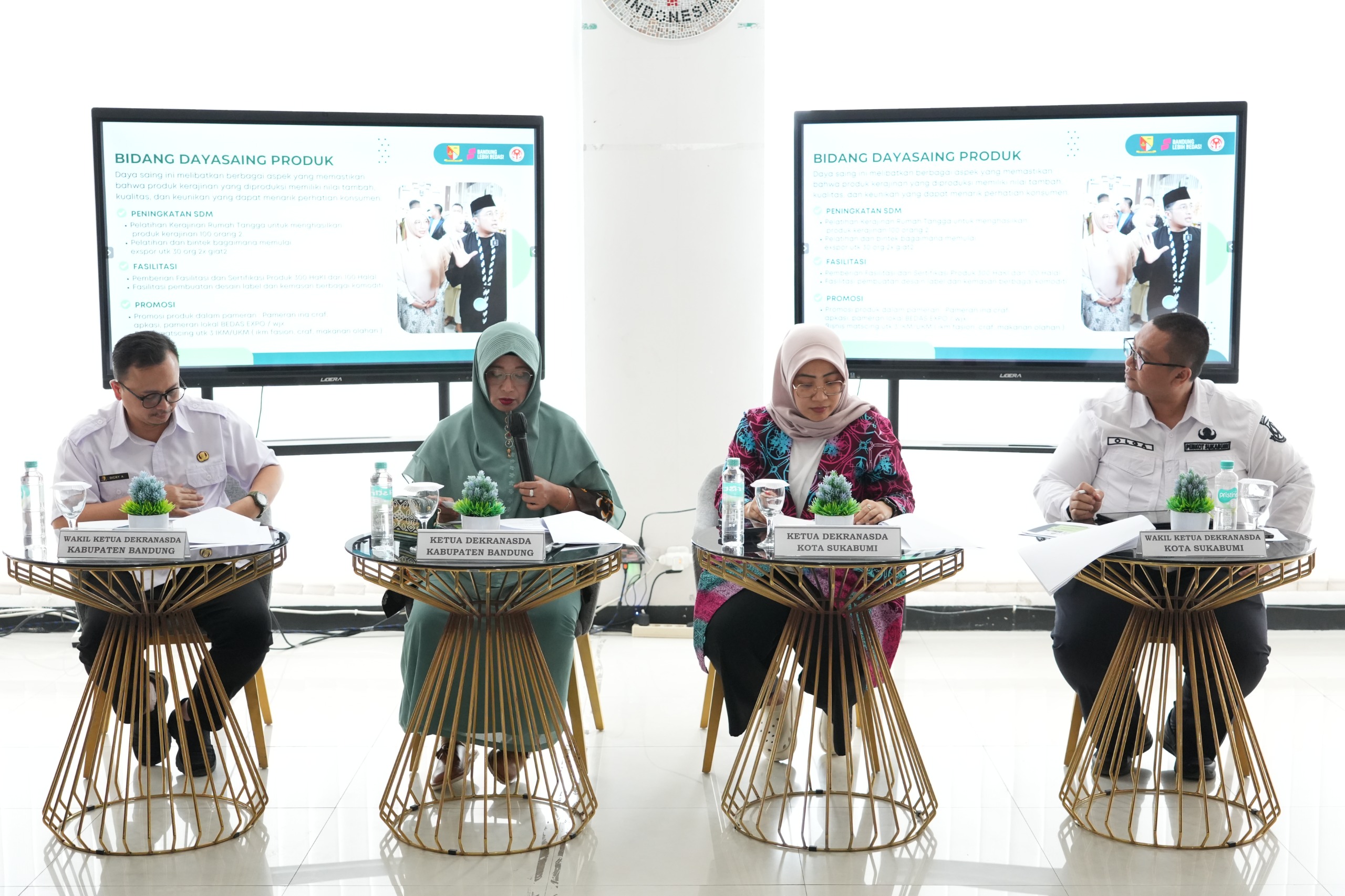 Dekranasda Kota Sukabumi Belajar Tata Kelola Ekosistem Pengrajin ke Dekranasda Kabupaten Bandung